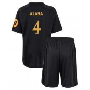 Real Madrid David Alaba #4 Rezervni Dres za Dječji 2023-24 Kratak Rukavima (+ kratke hlače)